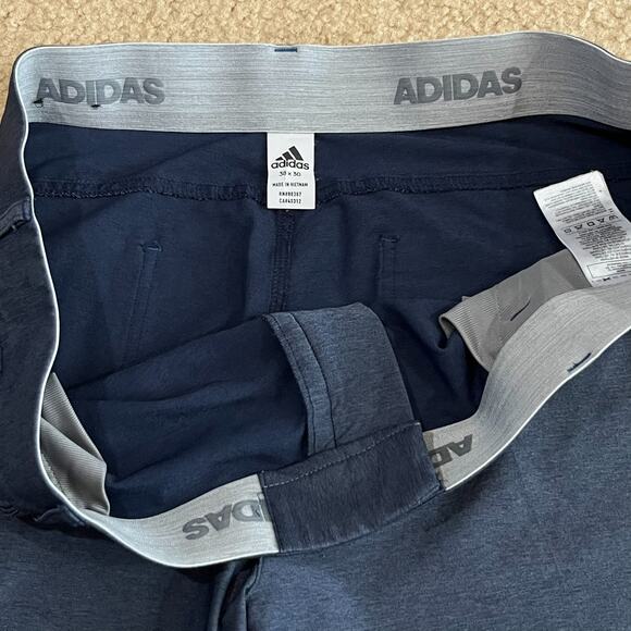 Adidas Golf Mens Blue Performance Pants Size 38x30 - Picture 3 of 7